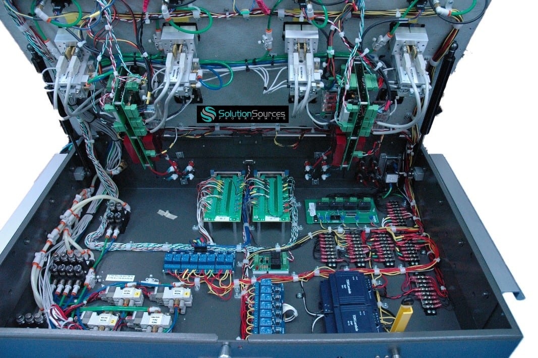 SSP 3 A close up of the inside of an electronics device.